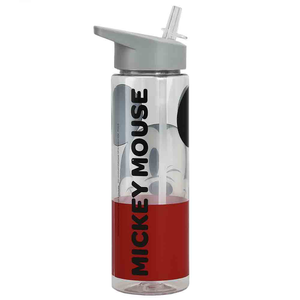 Disney Mickey Mouse 24 oz. Single-Wall Water Bottle – Sport Lid with Straw