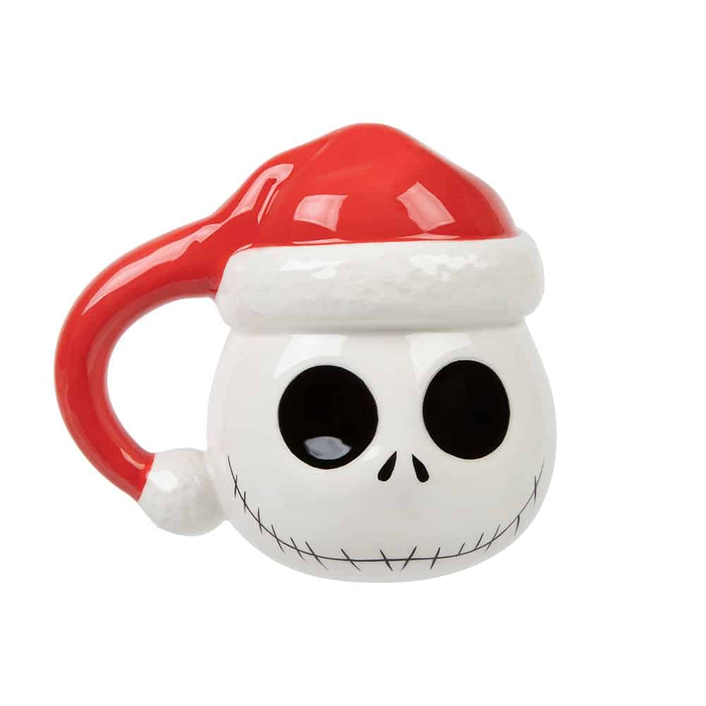 Disney - Nightmare Before Christmas - Santa Jack Skellington 16 oz. Sculpted Ceramic Mug
