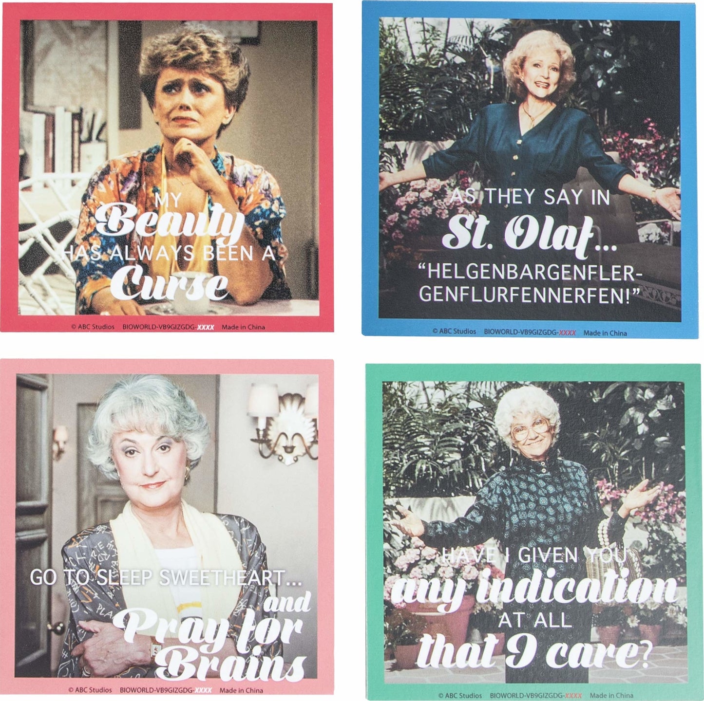 The Golden Girls - Coaster Set of 4