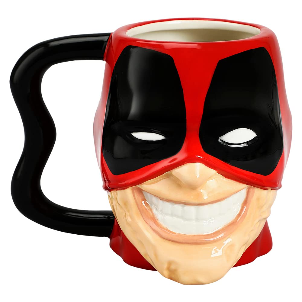 Marvel - Deadpool 16oz. Sculpted Head Ceramic Mug