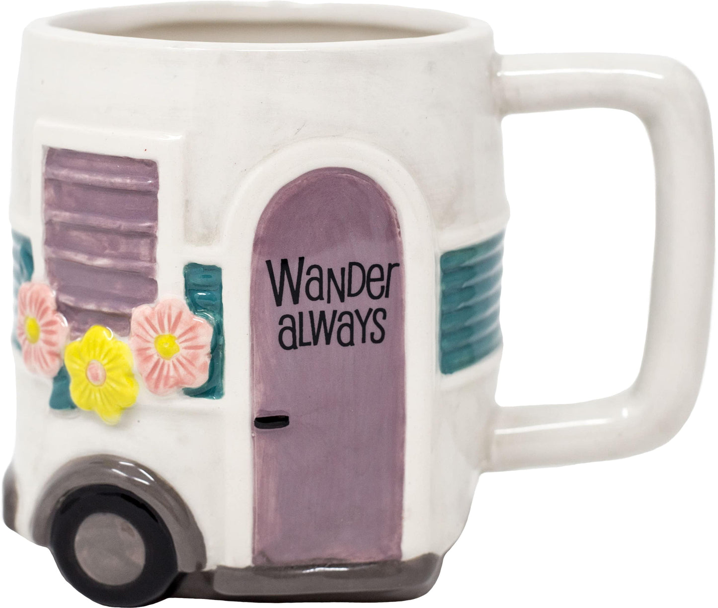 Wander Always - Camper - 18 oz. Earthenware Mug