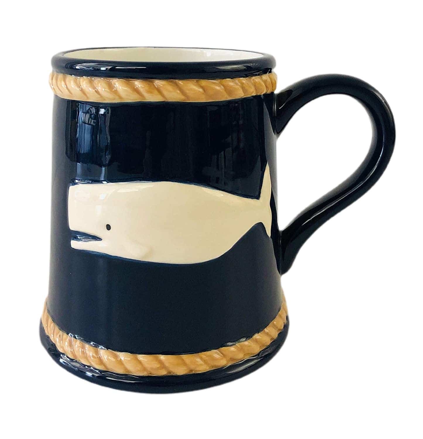 Nautical Whale - 18 Oz Ceramic Mug