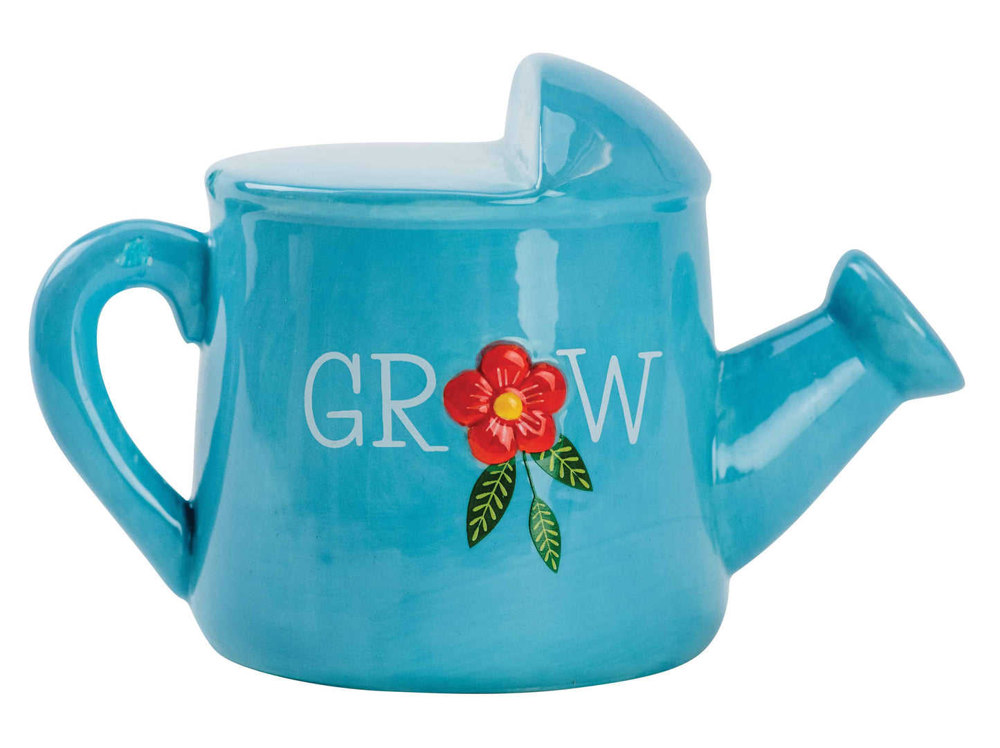 Flower Grow Watering Can - Ceramic Scrubby Holder