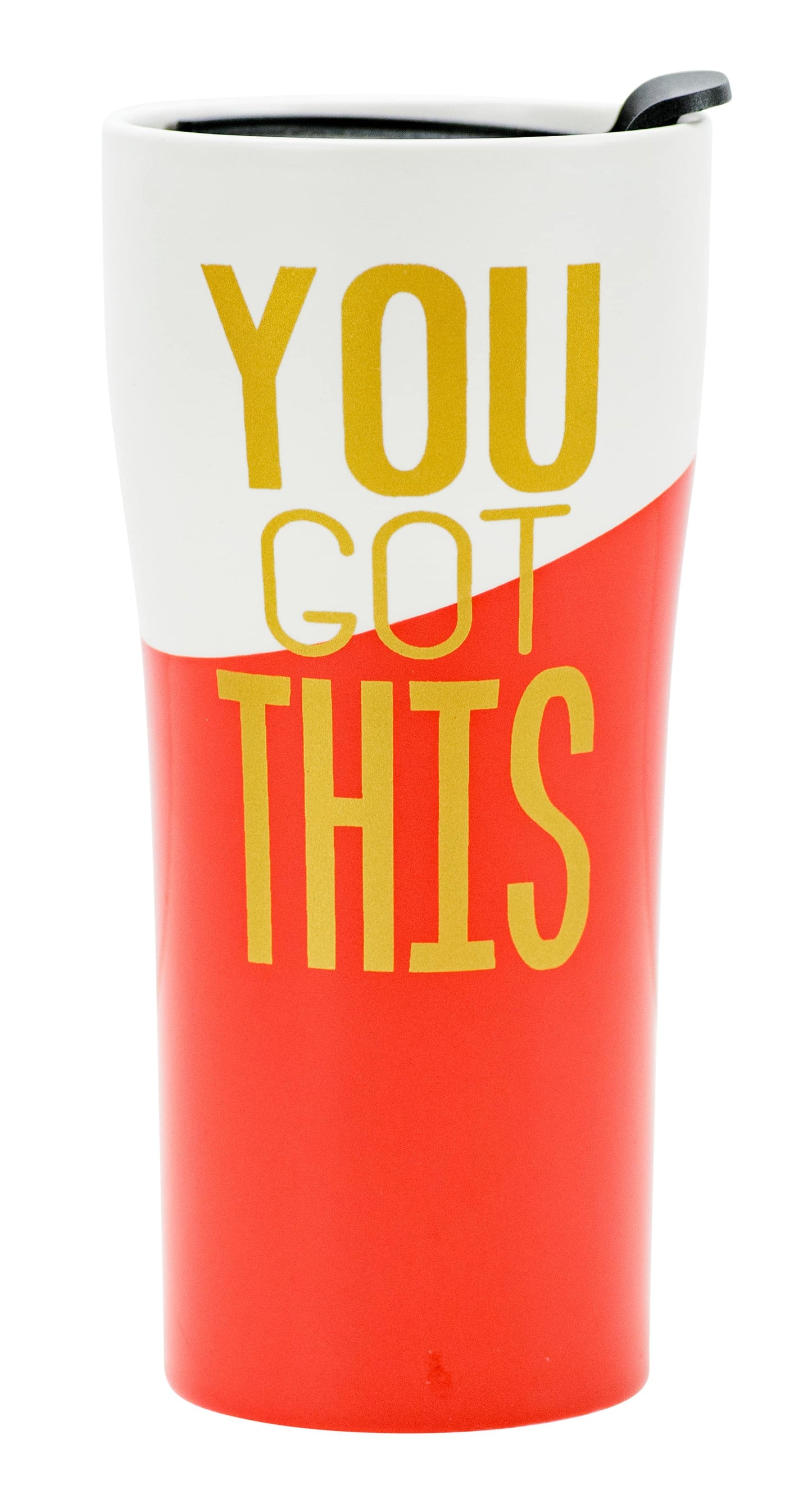 You Got This - 15 Oz. Porcelain Double Wall Travel Tumbler with Lid