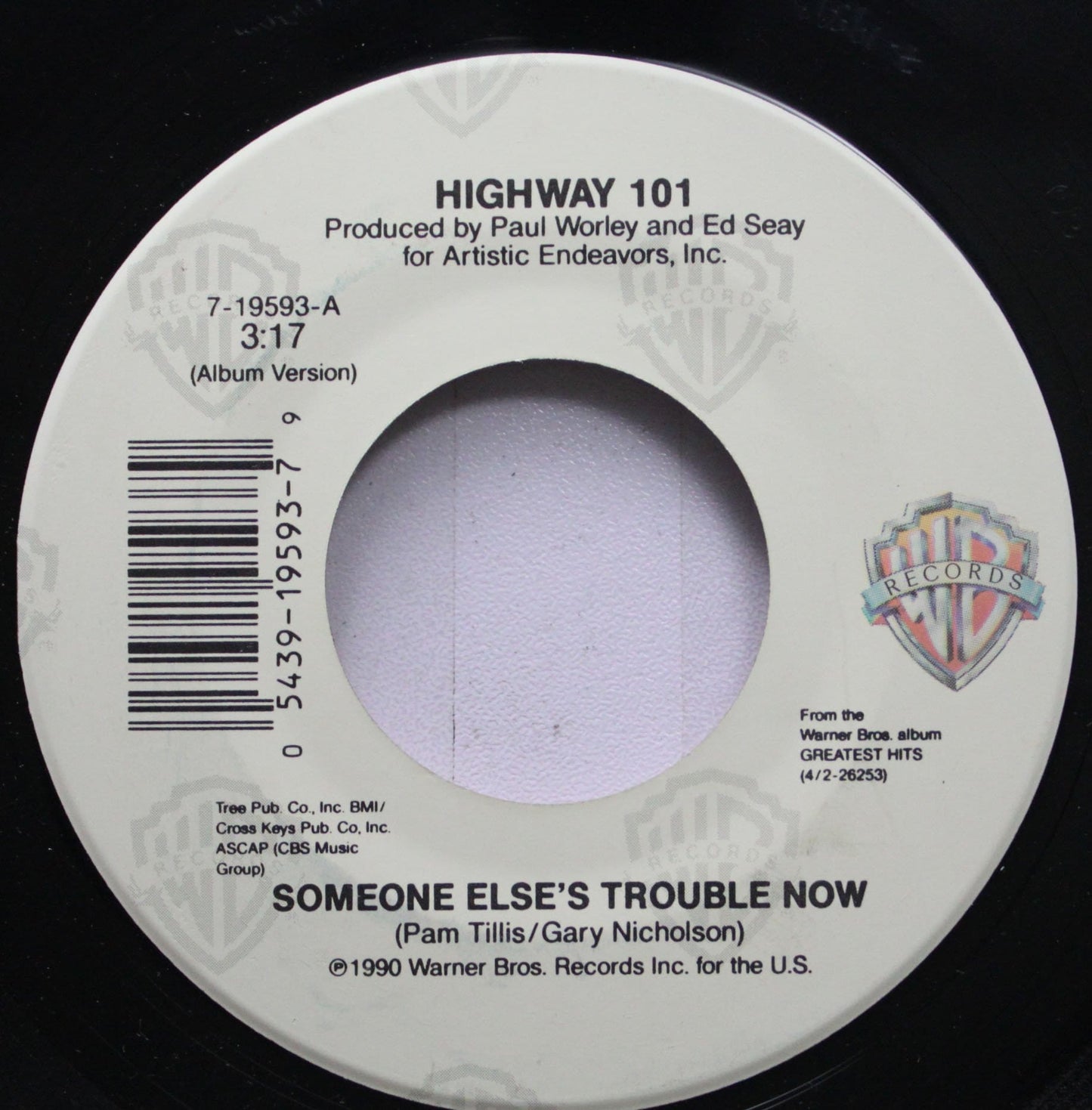 Highway 101 Someone Else's Trouble Now / The Bed You Made For Me
