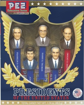 Presidents of The United States Volume 7 - Pez Limited Edition Collectible Gift Set