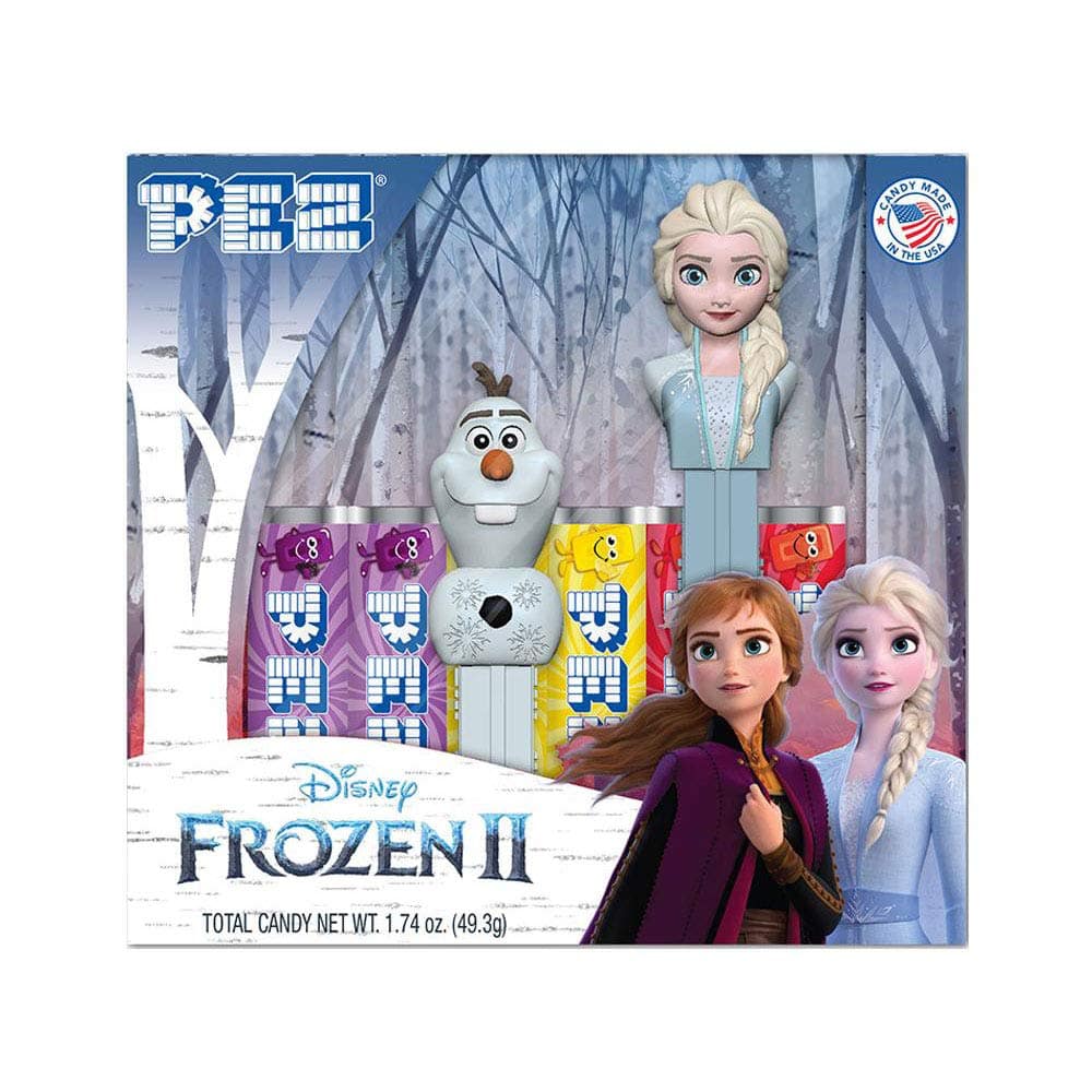 Disney - Frozen 2 PEZ Gift Set - Mini Olaf & Elsa (6 PEZ Candy Refills)