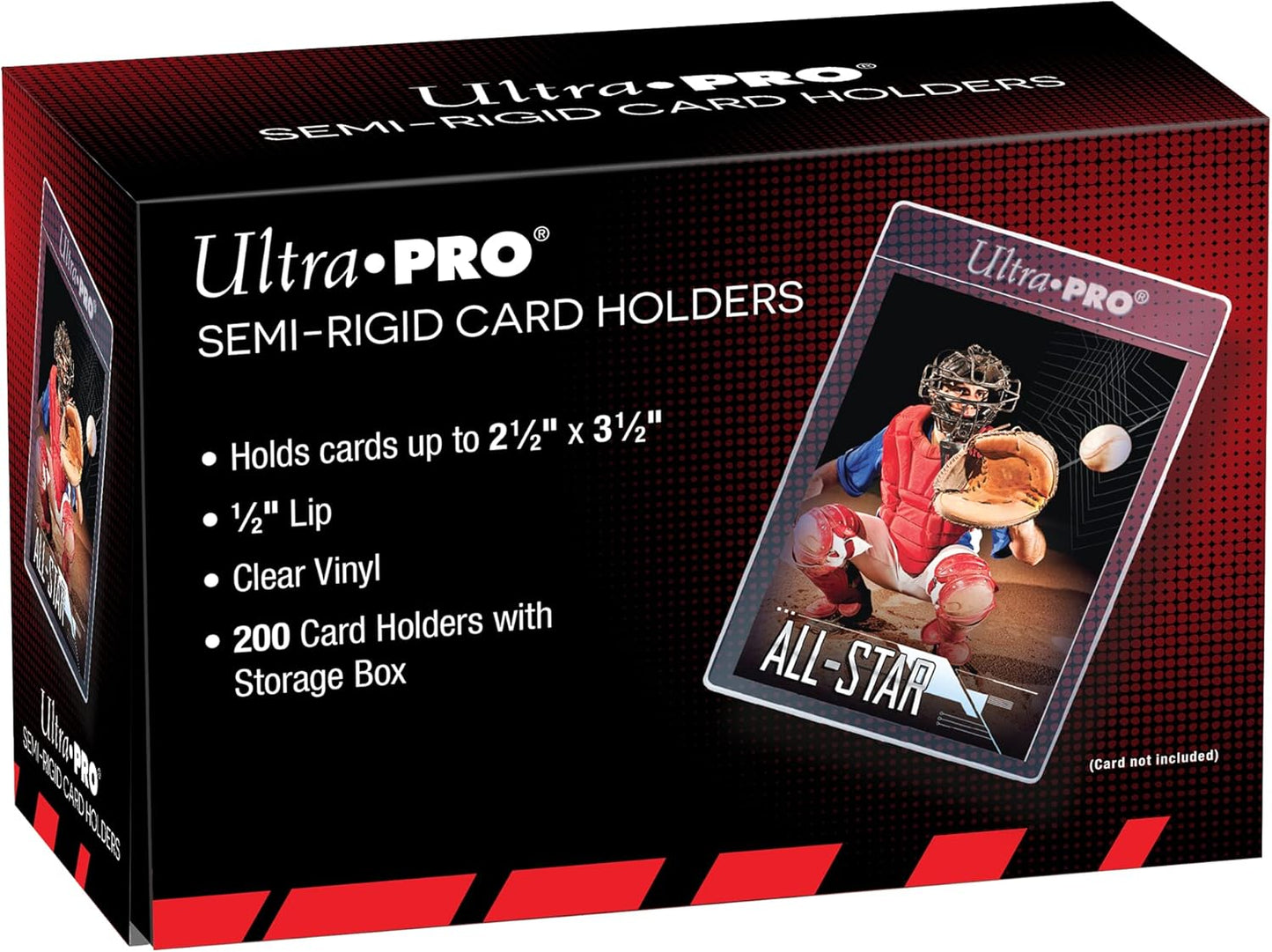 Ultra PRO Semi-Rigid 1/2" Lip Sleeves โ 200ct Box
