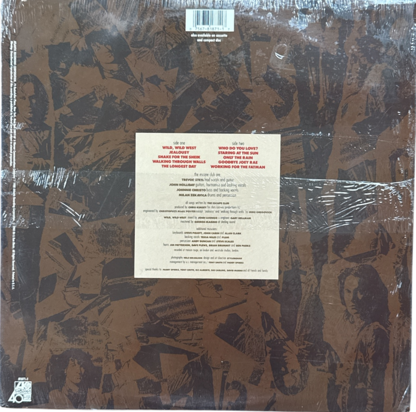 The Escape Club – Wild Wild West w/ small cut (New & Mint)