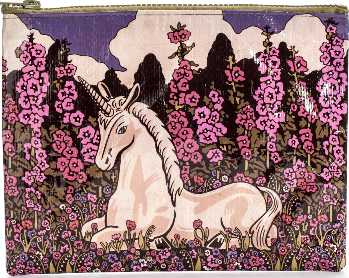 Unicorn - Zipper Pouch Tyvek (New) 7.25"h x 9.5"w.