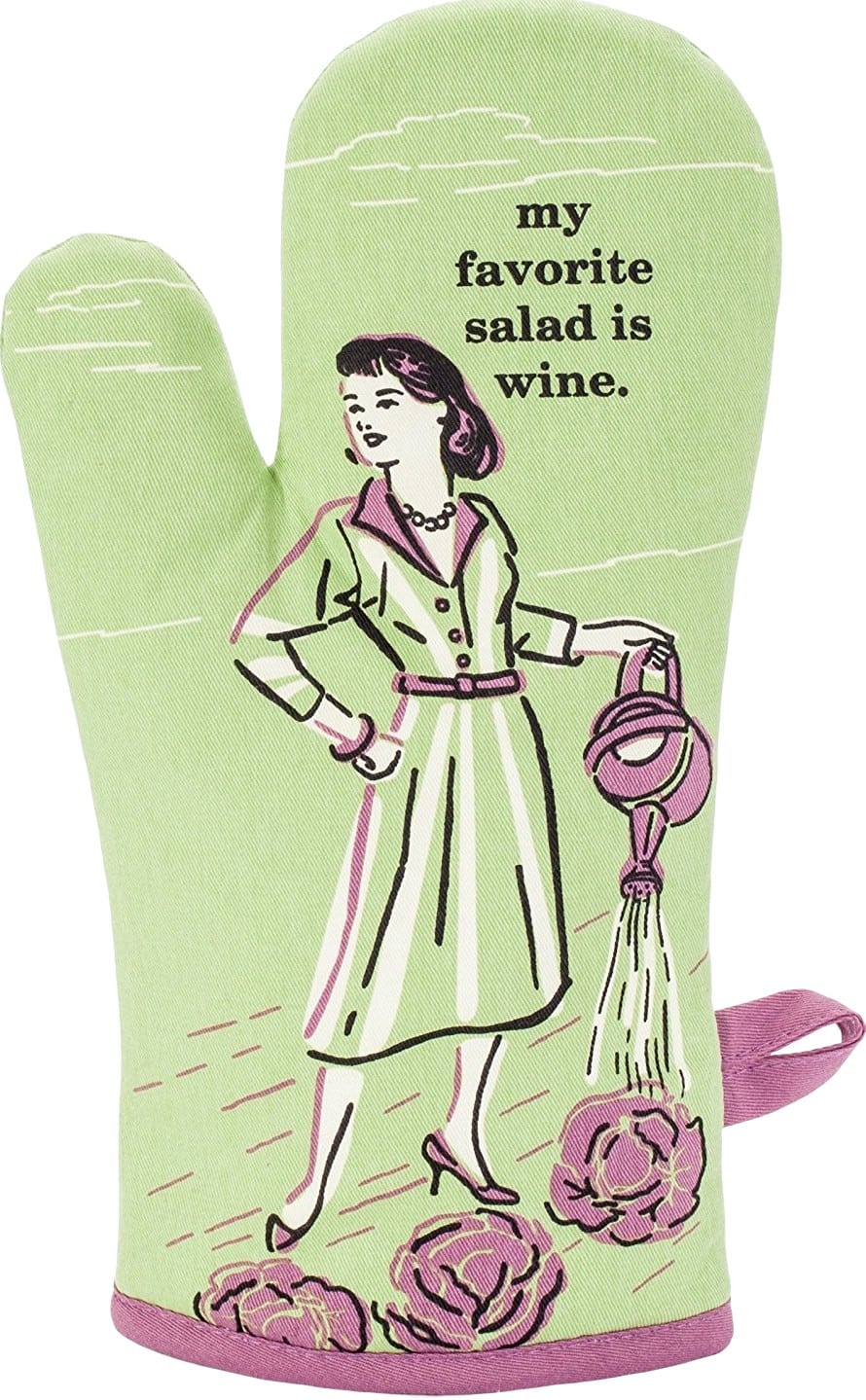 My Favorite Salad Is Wine - Oven Mitt