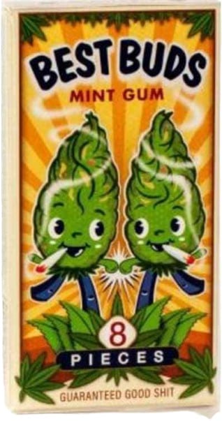 Best Buds - Mint Gum From Blue Q (Brand New & sealed)