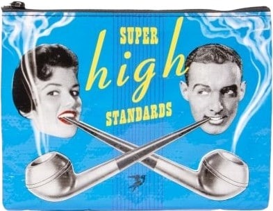 Super High Standards - Zipper Pouch 7.25" X 9.5" Tyvek (NEW)