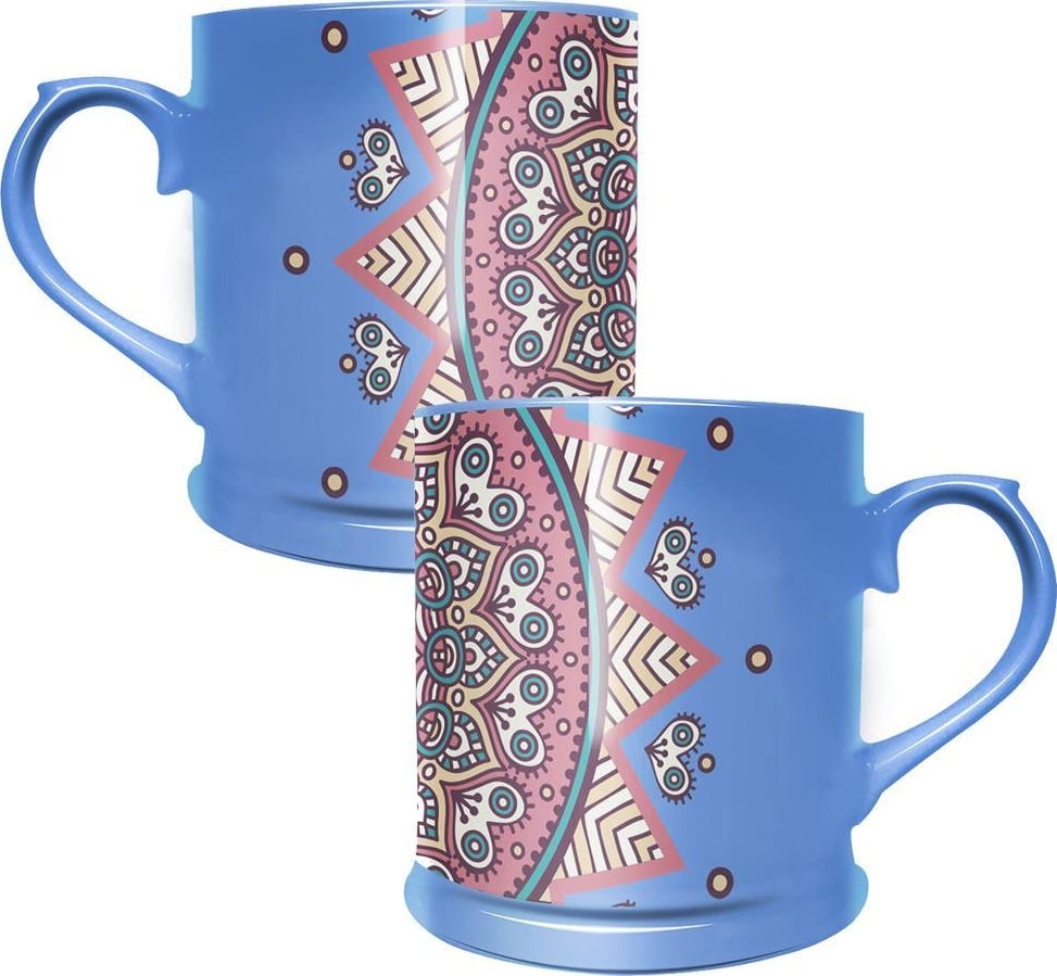 Mandala - Blue Refined Ceramic Mug