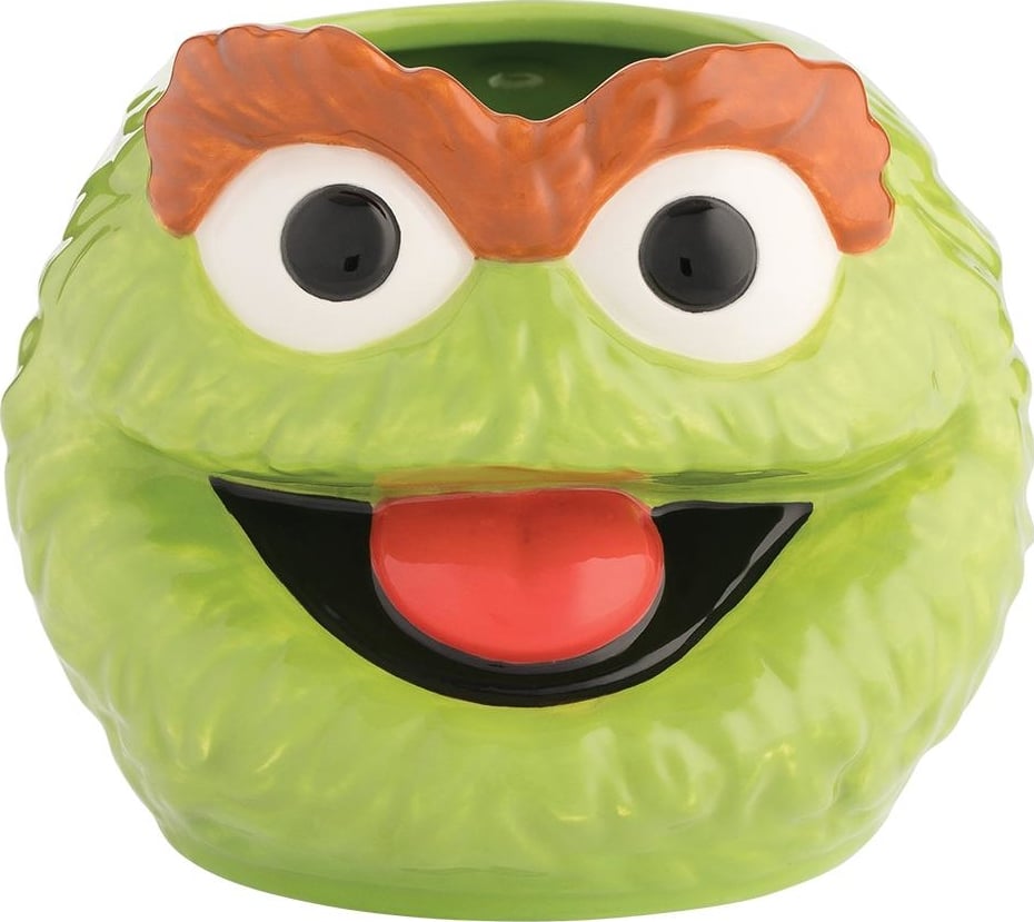 Sesame Street Oscar 20 oz. Sculpted Ceramic Mug