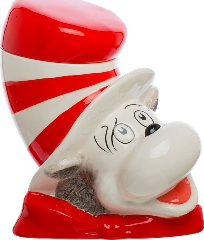 Dr. Seuss - Cat in the Hat - Sculpted Ceramic Cookie Jar