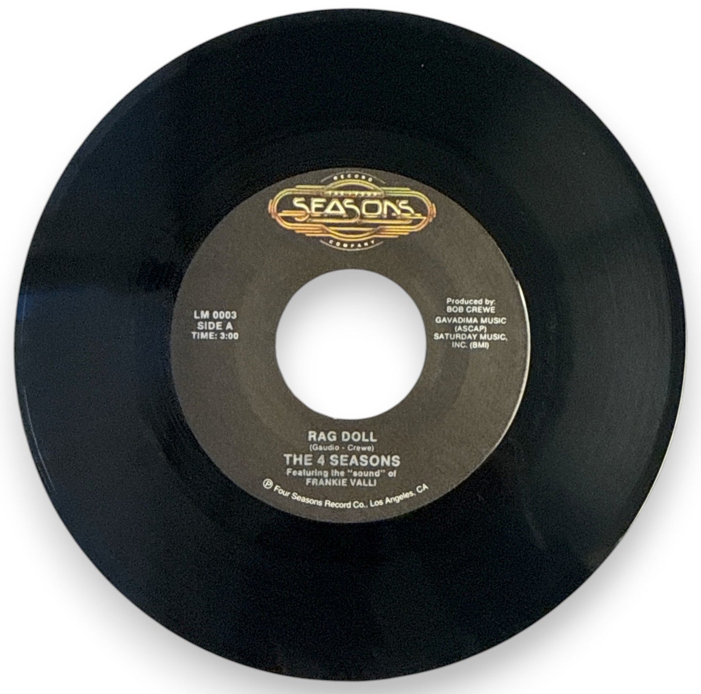The 4 Seasons Featuring-The "Sound" Of Frankie Valli – Rag Doll / Opus 17 (Don't You Worry 'Bout Me) (7" Vinyl) NEW