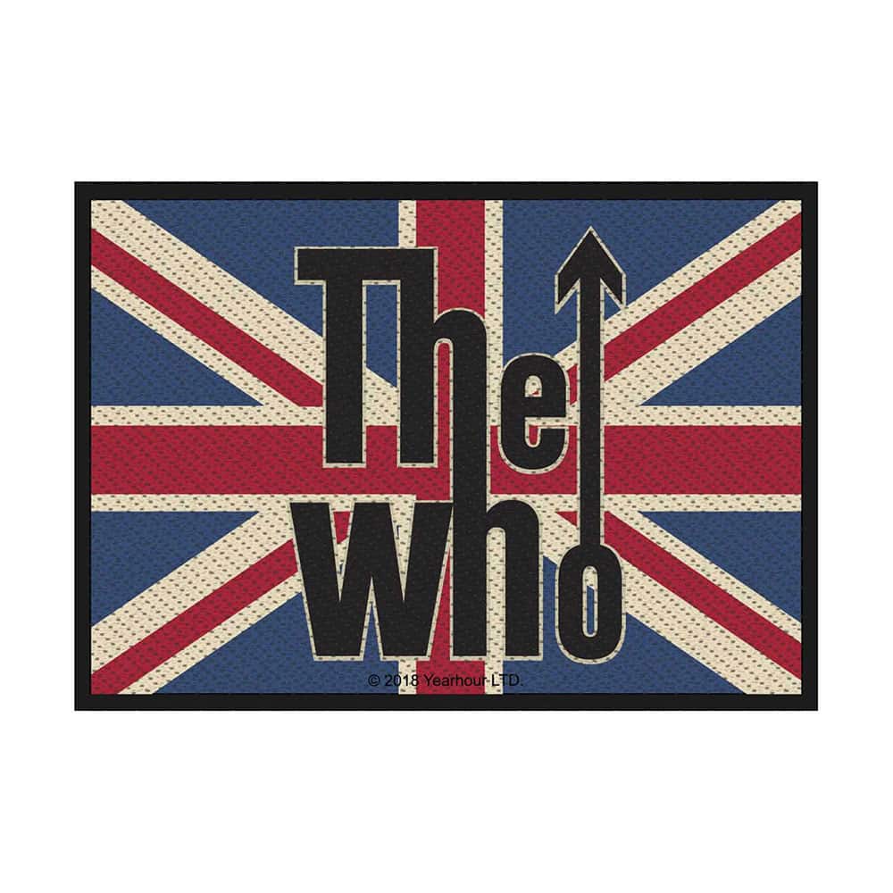The Who - Union Flag Logo - Standard Sew-On Woven Patch