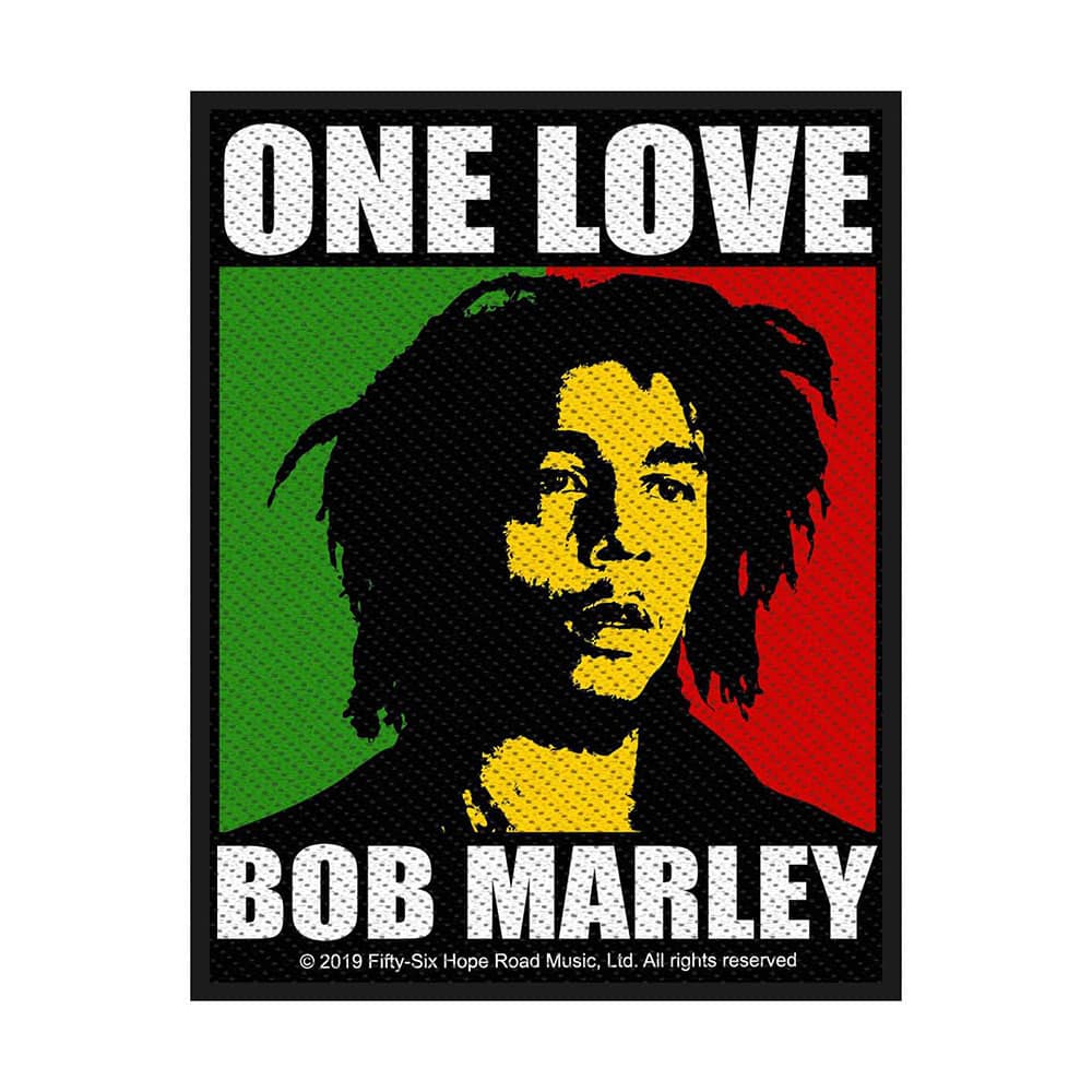 Bob Marley - One Love - Sew-On Woven Patch