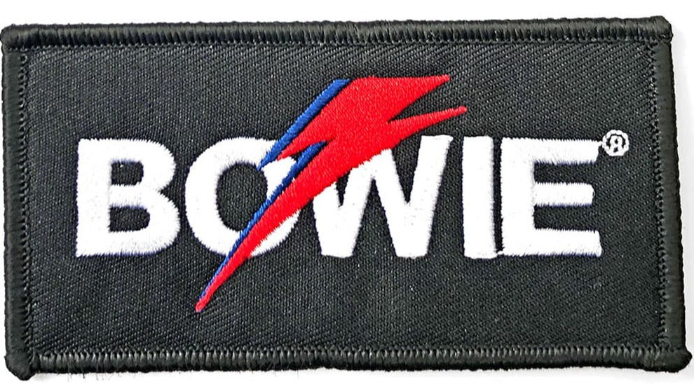 David Bowie - Logo Patch Imported Rock Off United Kingdom