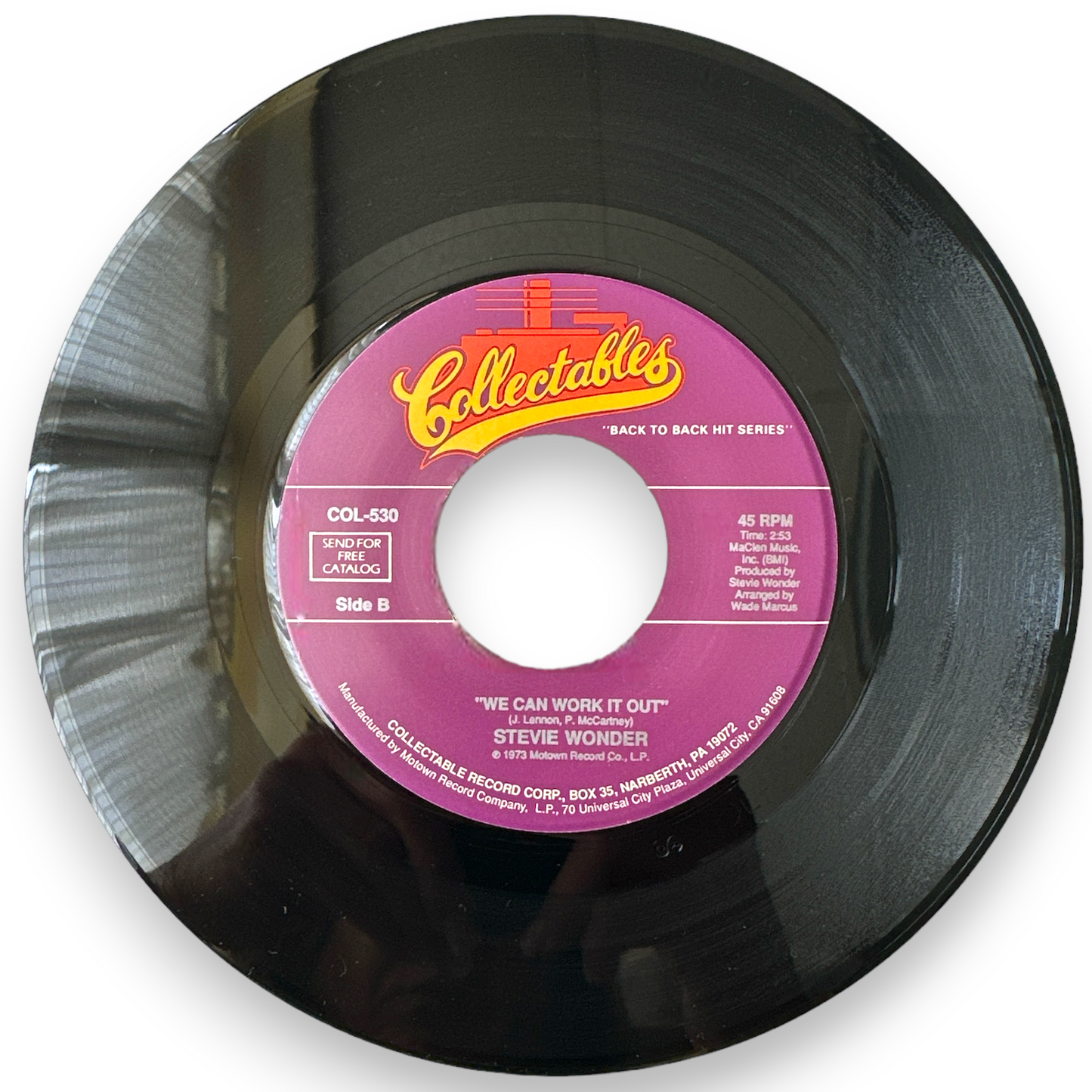 Stevie Wonder - If You Really Love Me / We Can Work It Out (7" Vinyl, 45 RPM, Single)