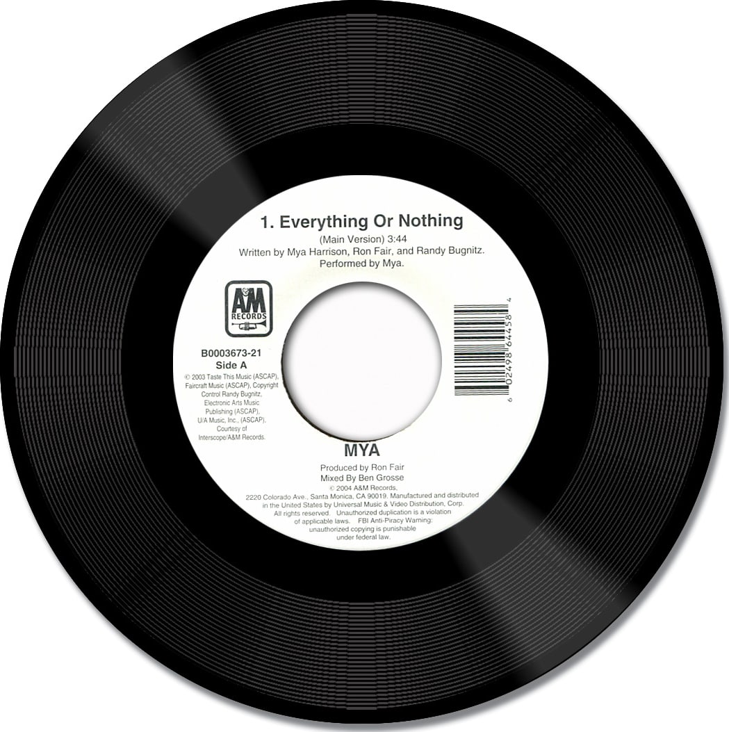 Mya Everything or Nothing / Everything or Nothing (Jazz Version)