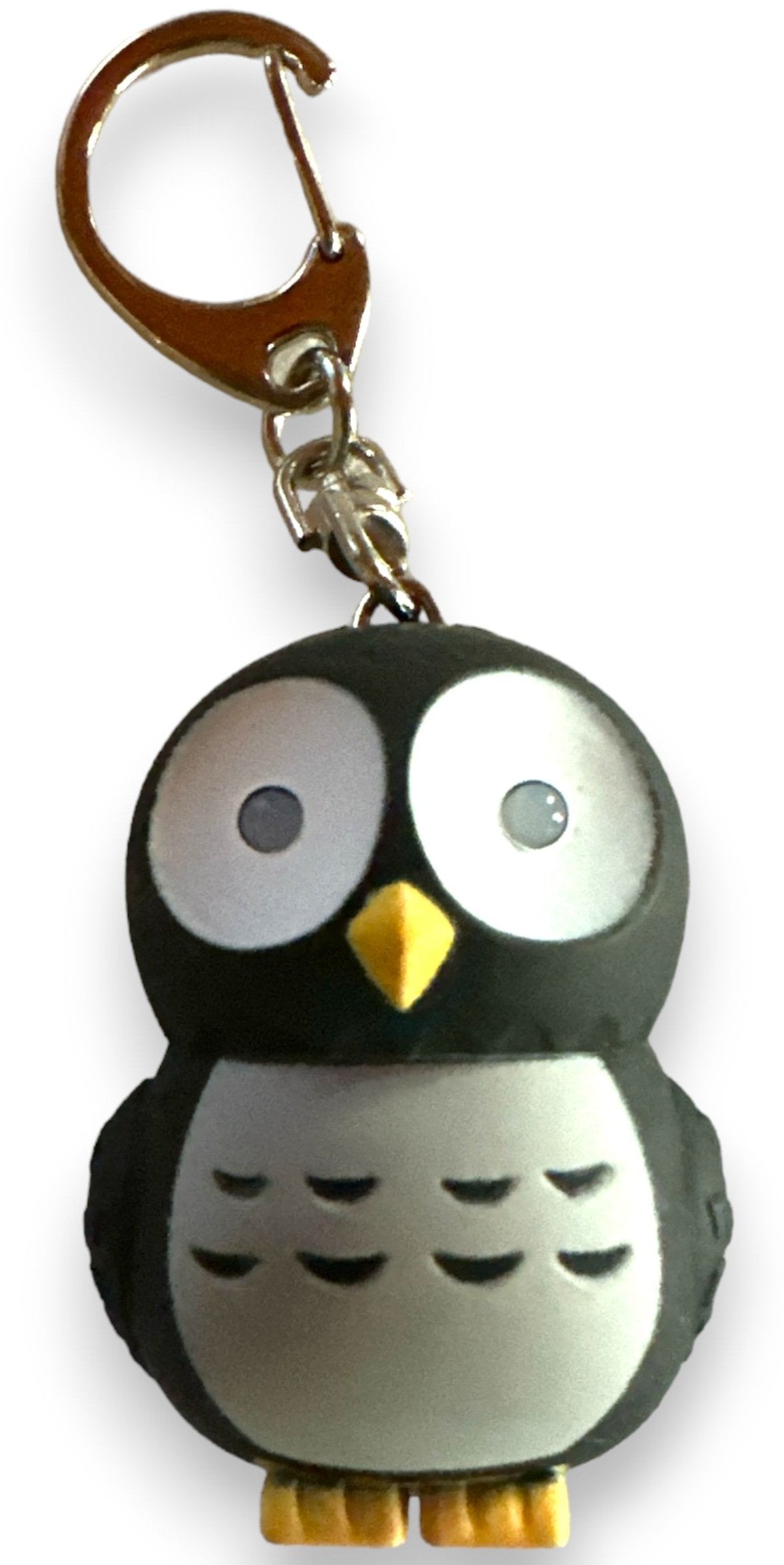 🦉Owl LED Keyring - With Super-Bright Light & Hooting Sound - From Kikkerland🦉