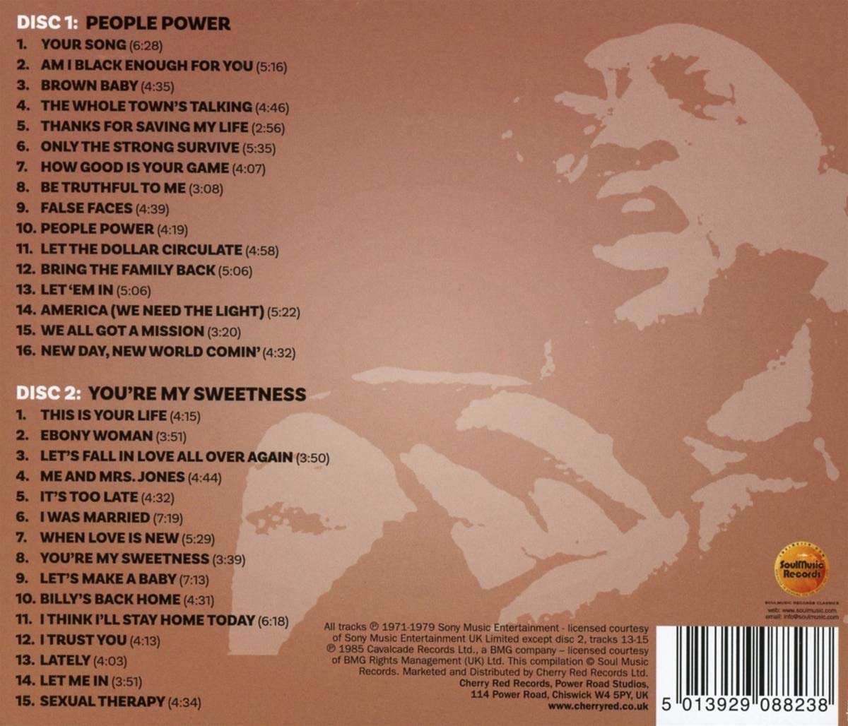 Billy Paul – Me & Mrs. Jones (The Anthology) 2-CD Remastered UK Import
