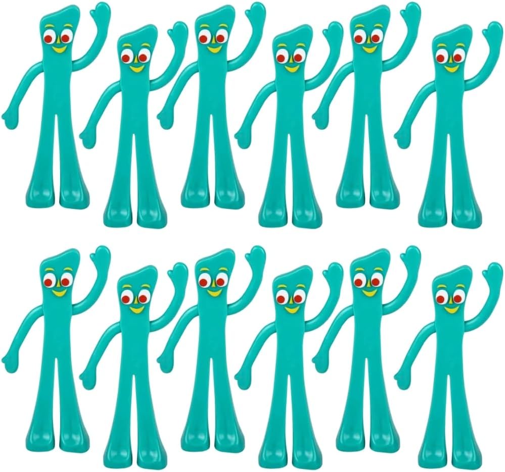 Gumby - Mini Bendable 3" Action Figure - Original Classic Made By NJ Croce