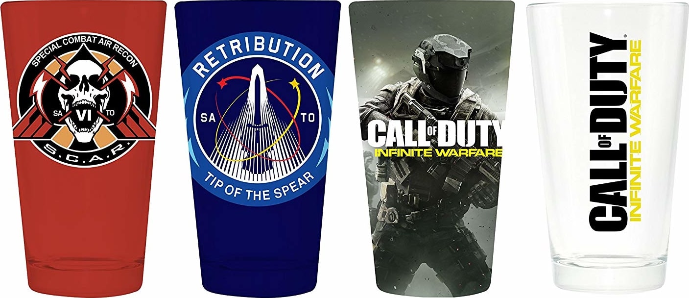Call of Duty Pint Glass - Set of Four