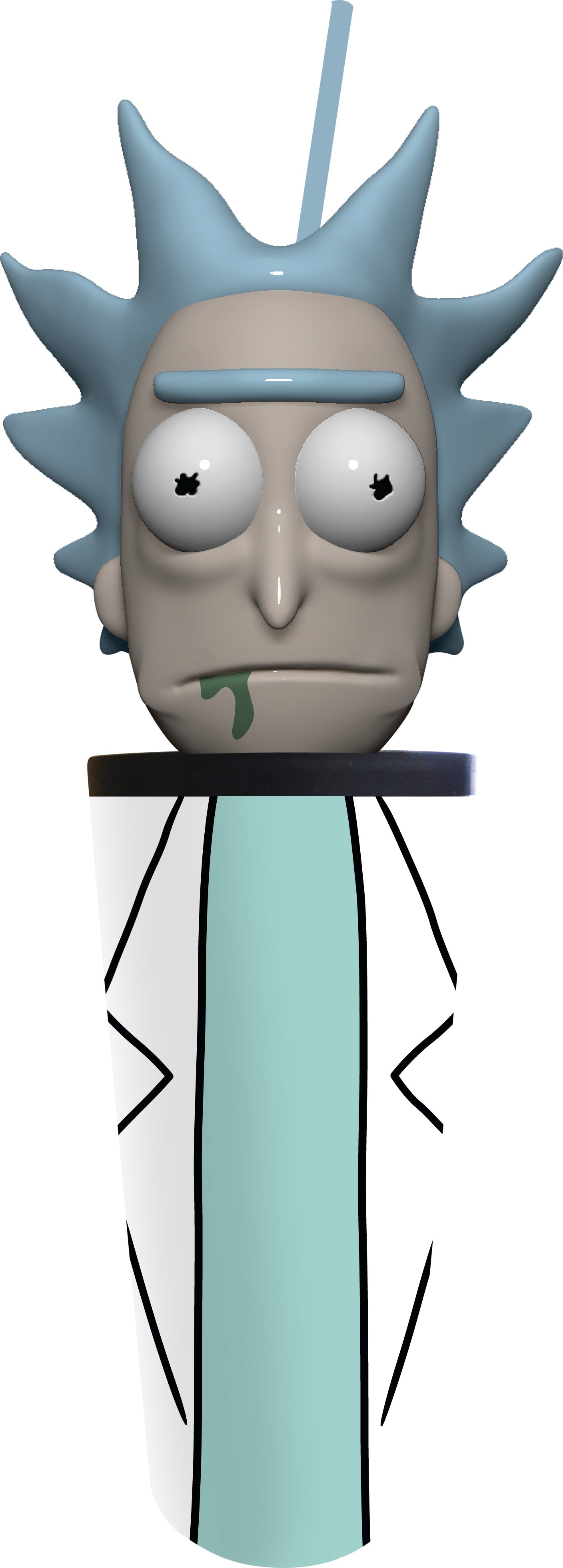 Rick & Morty - Drooling Rick Molded Carnival Cup