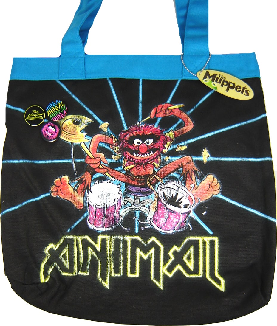 Muppets - Animal Playing Drums - Tote Bag