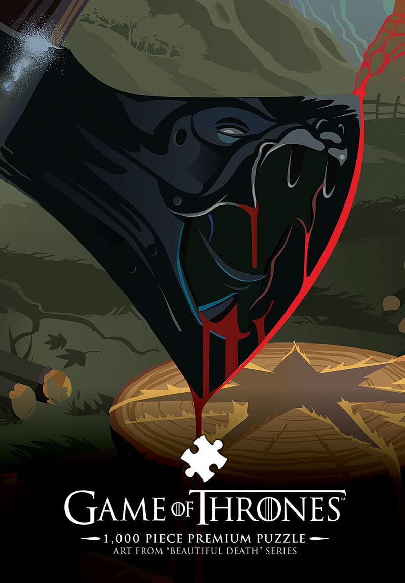 Game of Thrones Violence is a Disease 1000-Piece Puzzle NEW Beautiful Death