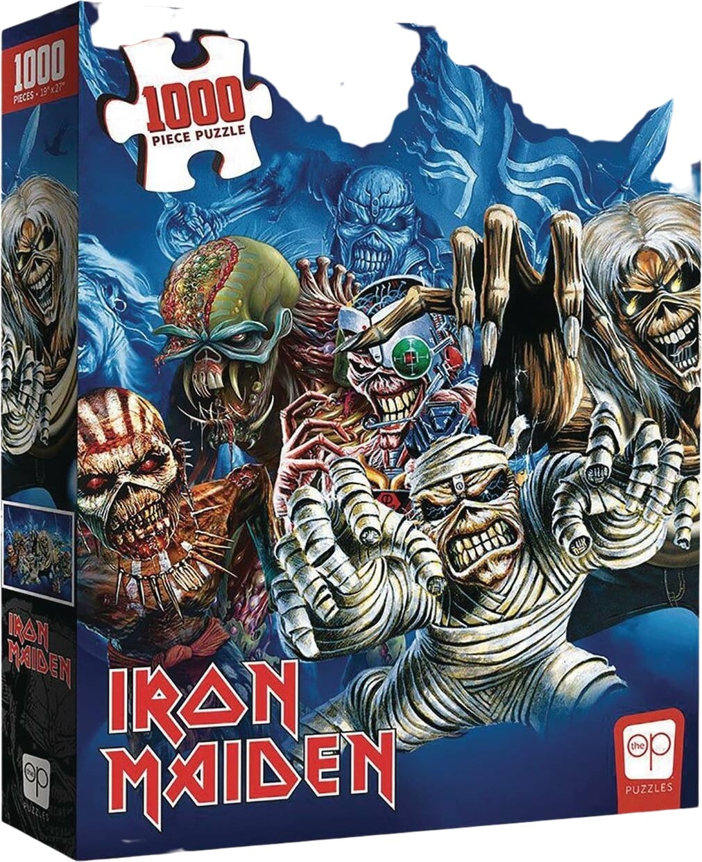 Iron Maiden Faces of Eddie 1000 Piece Puzzle – Heavy Metal Collectible NEW