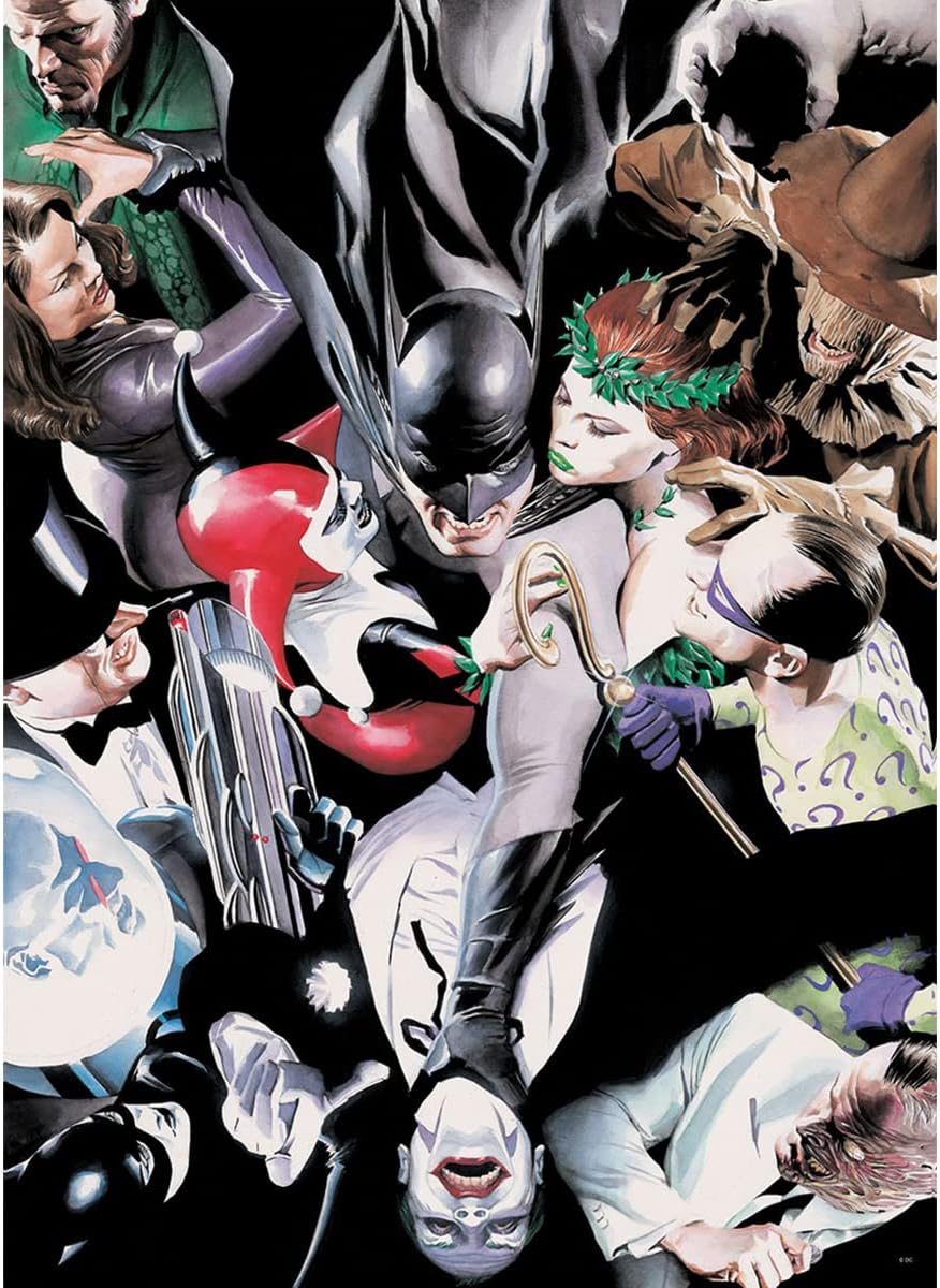 Batman Tango with Evil 1000-Piece Jigsaw Puzzle Alex Ross DC NEW