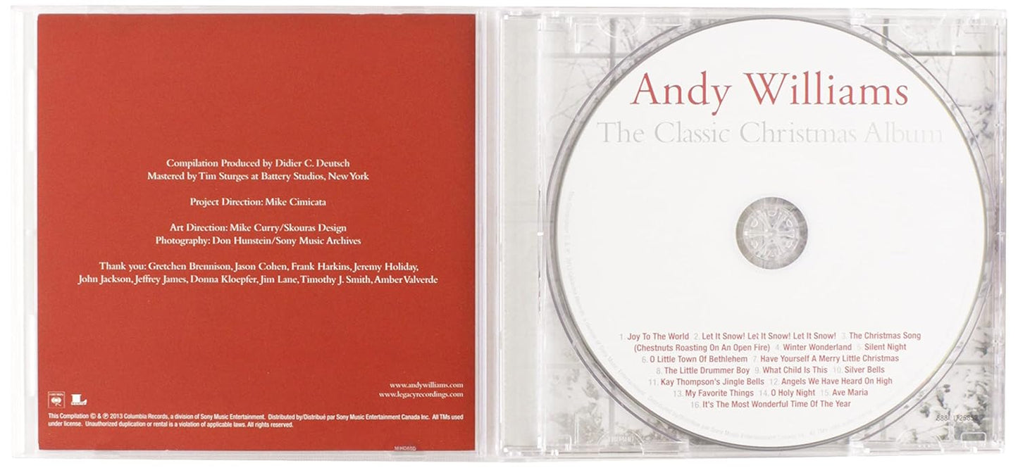 Andy Williams – The Classic Christmas Album (Import, Audio CD)