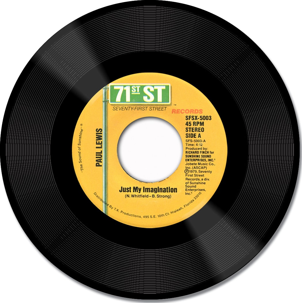 Paul Lewis Just My Imagination / Just My Imagination (Instrumental)