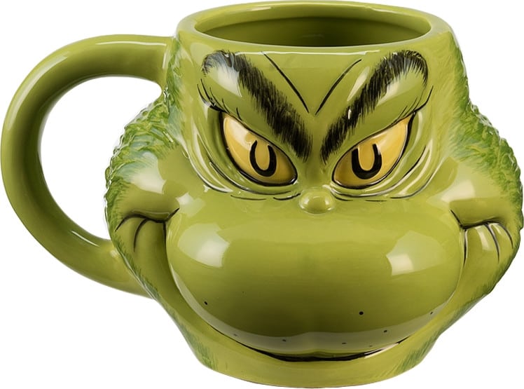 The Grinch Who Stole Christmas - 18 oz. Sculpted Grinch Head Mug