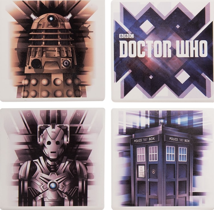Doctor Who - 4pc Ceramic Coaster Set