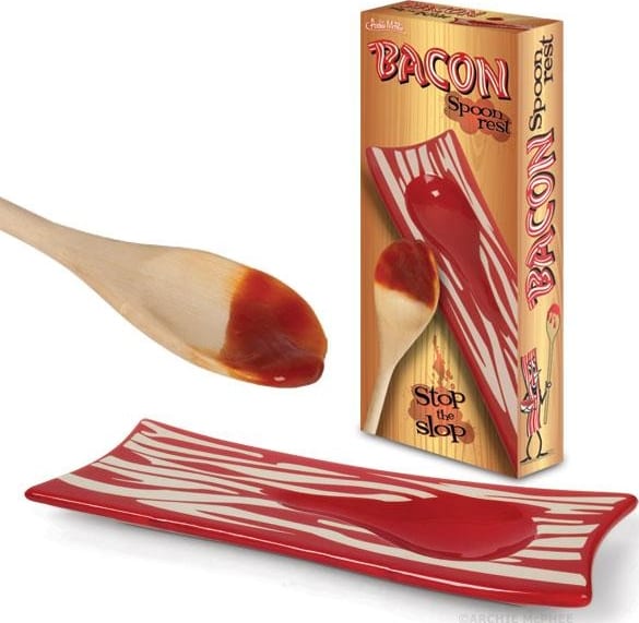 Bacon - Spoon Rest Ceramic Brand New & Boxed