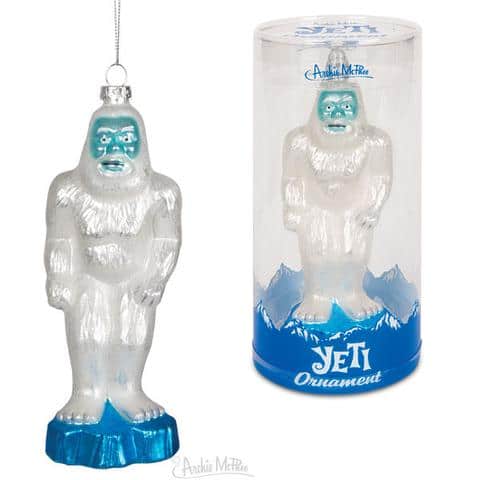 Yeti Christmas Tree Ornament (Creepy Abominable Snowman)