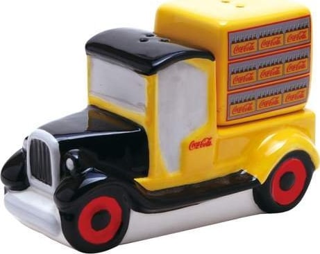 Coca-Cola - Delivery Truck & Bottles - Salt & Pepper Shakers