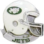 Football - NFL - New York Jets Helmet Lapel Pin - Officially Licensed NFL