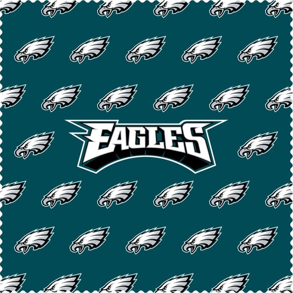 Football - NFL - Philadelphia Eagles Microfiber Cleaning Cloth: 2-Pack