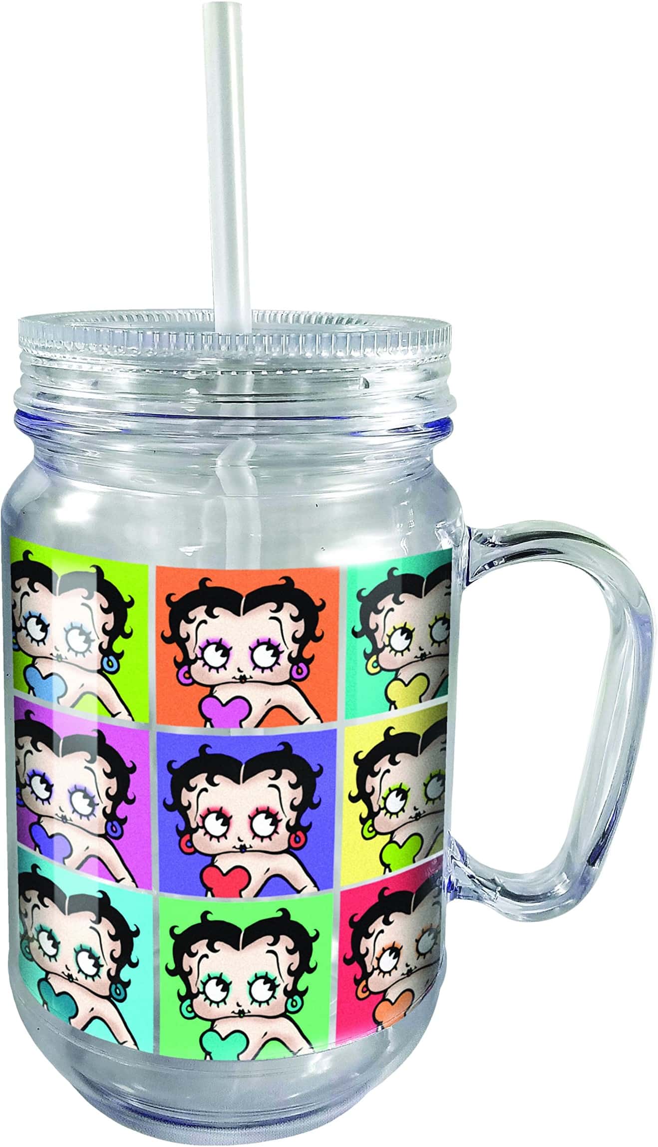 Betty Boop - 16 oz. Mason Jar