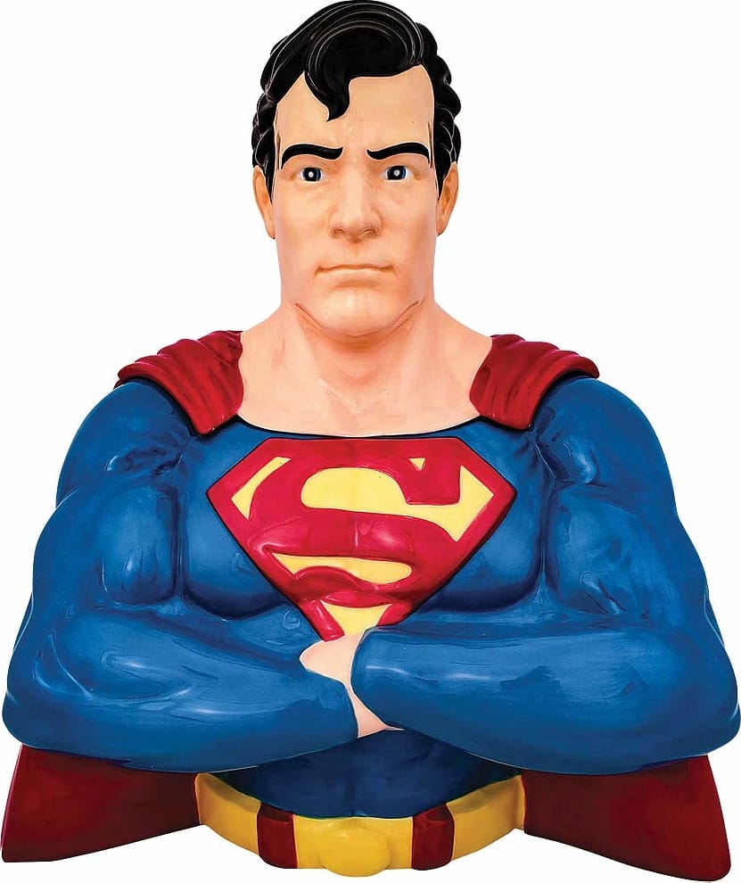 DC Comics - Superman - Sculpted Ceramic 3D Figural Cookie Jar