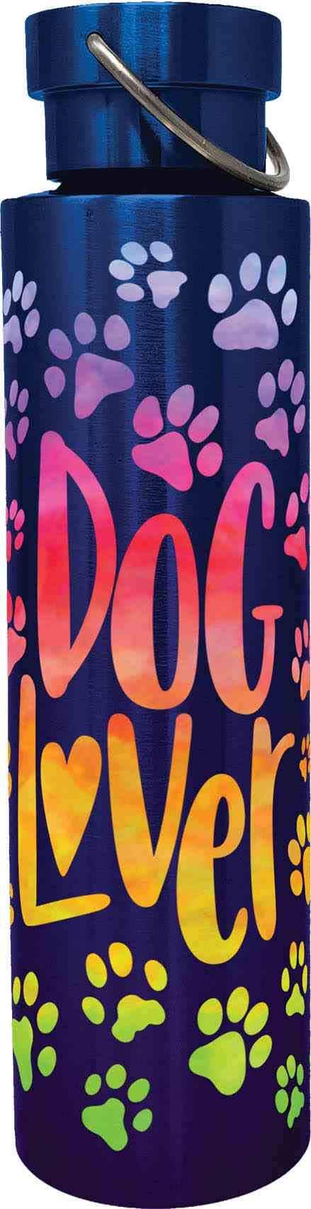 Dog Lover - Stainless Steel 24 oz. Bottle (Navy)