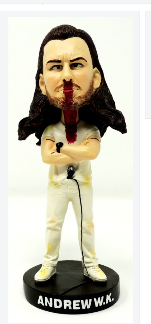 Andrew W.K. - Throbblehead - Bobblehead New & Boxed (Numbered Limited Edition)