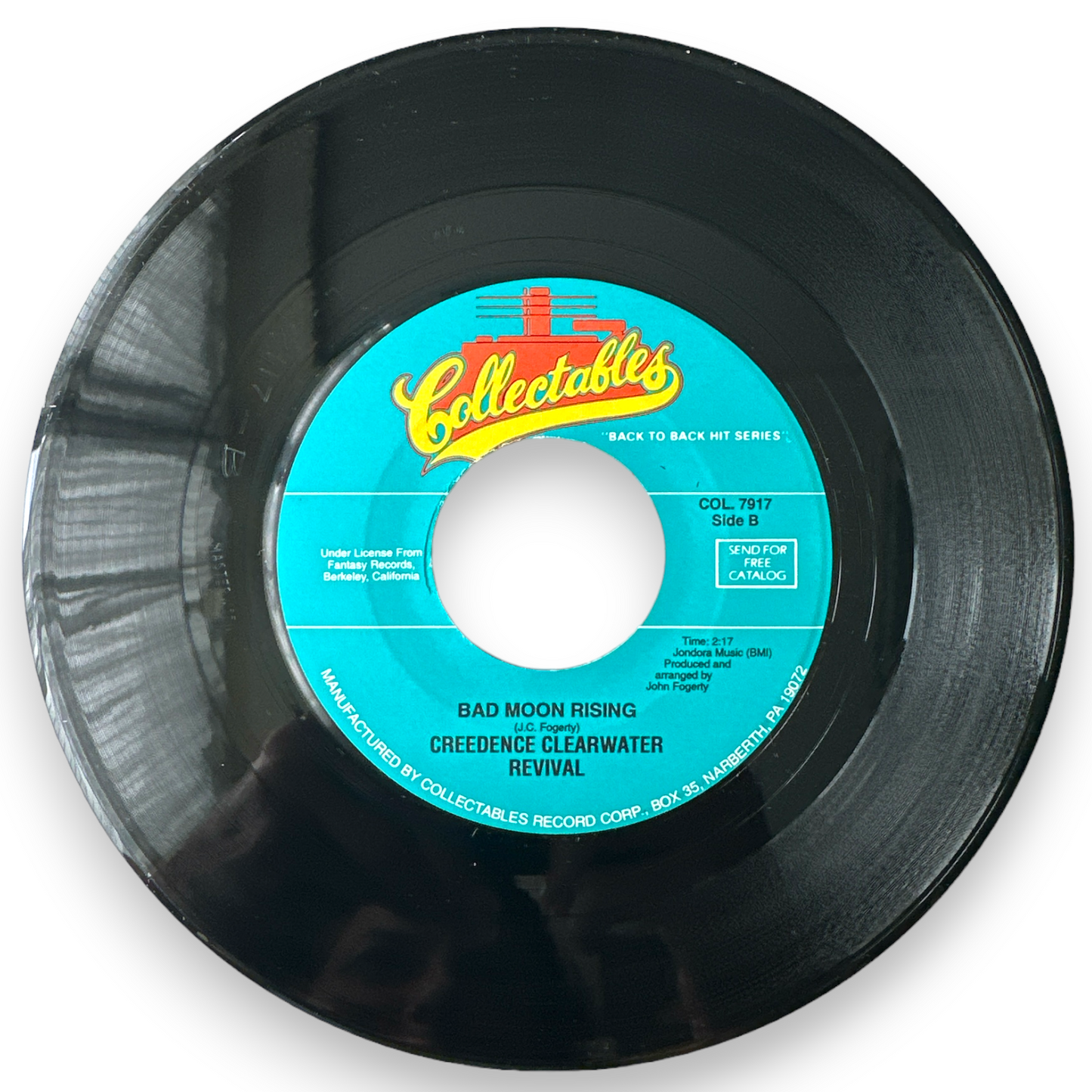 Creedence Clearwater Revival - Bad Moon Rising B/W Medley U.S.A.- 7" Single Virgin Vinyl