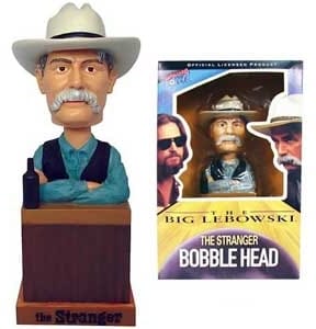 The Big Lebowski The Stranger Bobblehead, Rare Sam Elliott Movie Collectible